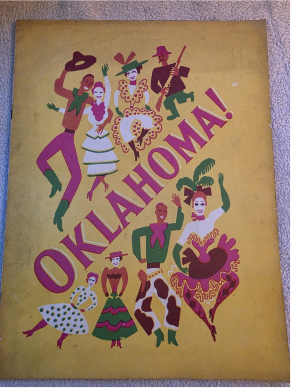 Vintage 1948 Oklahoma! National Tour Souvenir Program Book Mary Marlo James Alex